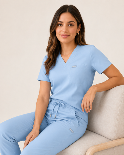 Scrubs Medyczny Baby Blue